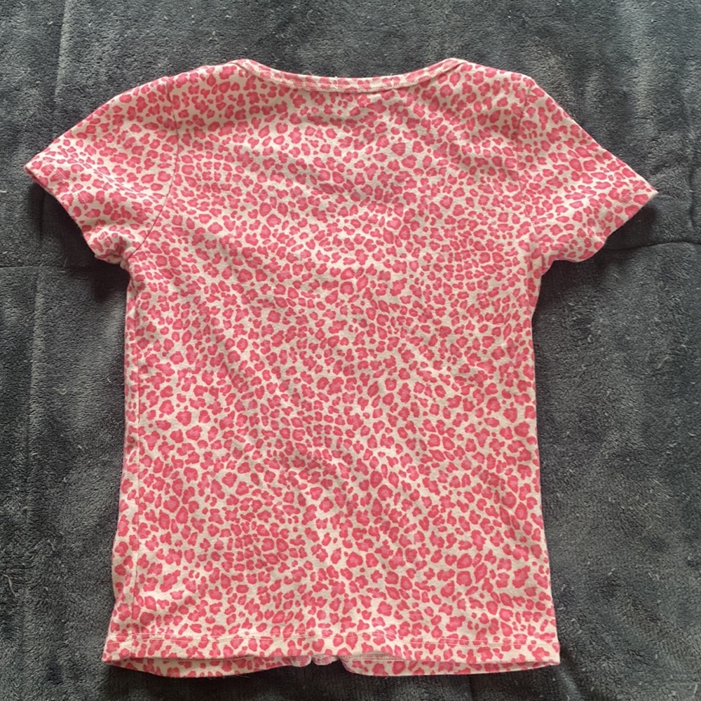 Brandy Melville Pink Cheetah Zelly Top - Picture 3 of 4
